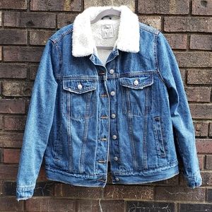 Denim Sherpa Jacket
